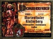 Domherrenhof_Marienthaler Klosterberg_spätburgunder 1982